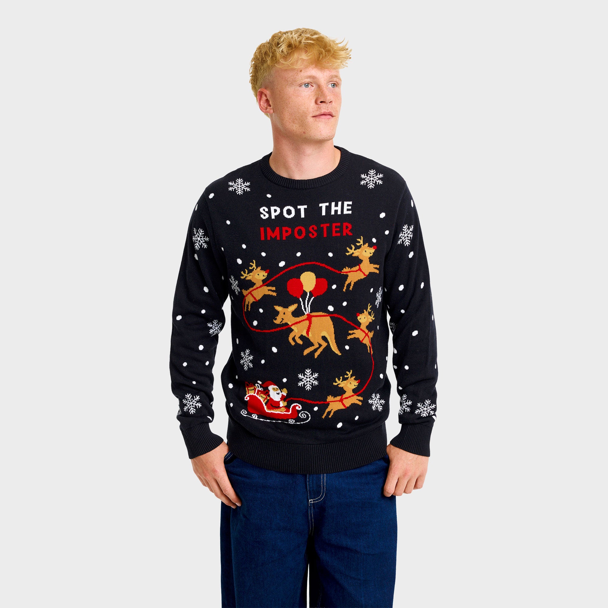 Imposter julesweater - Herre.